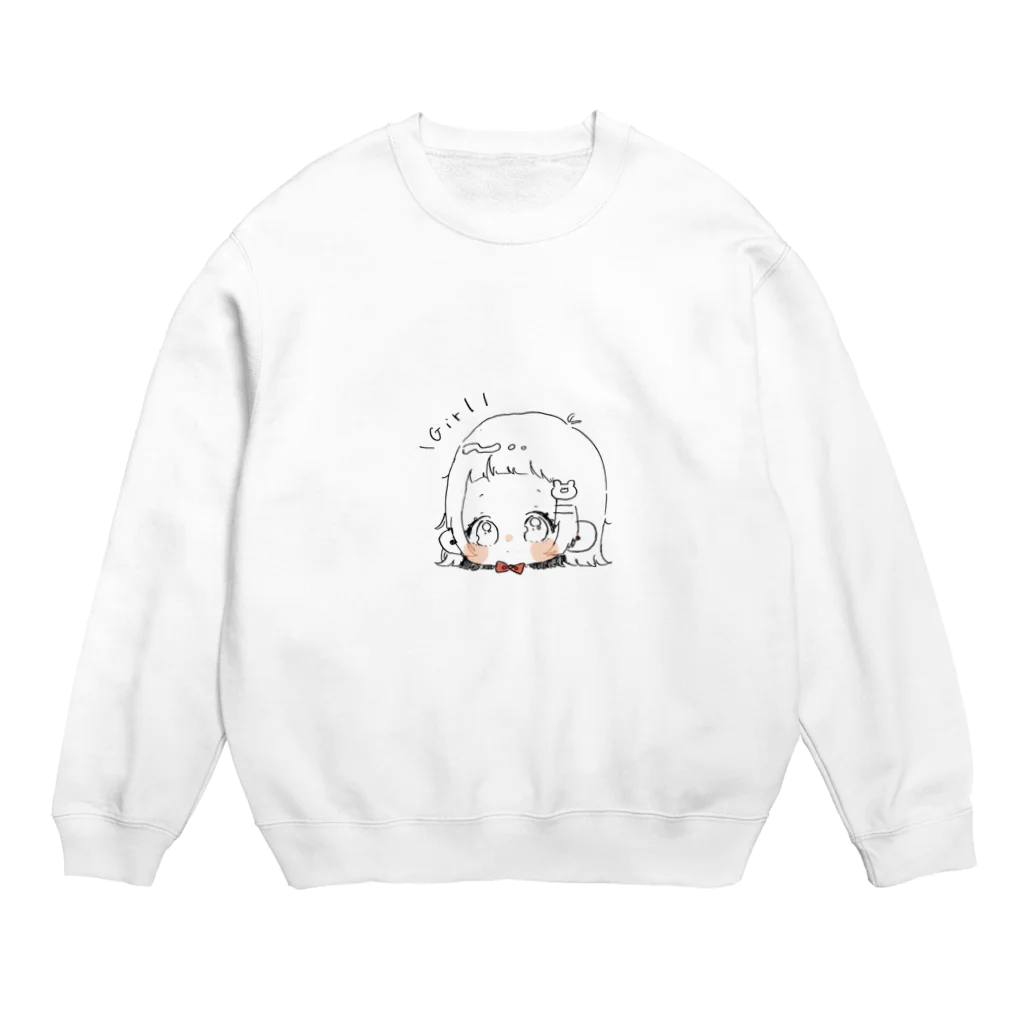 ぽち太郎のくまっ子ちゃん Crew Neck Sweatshirt