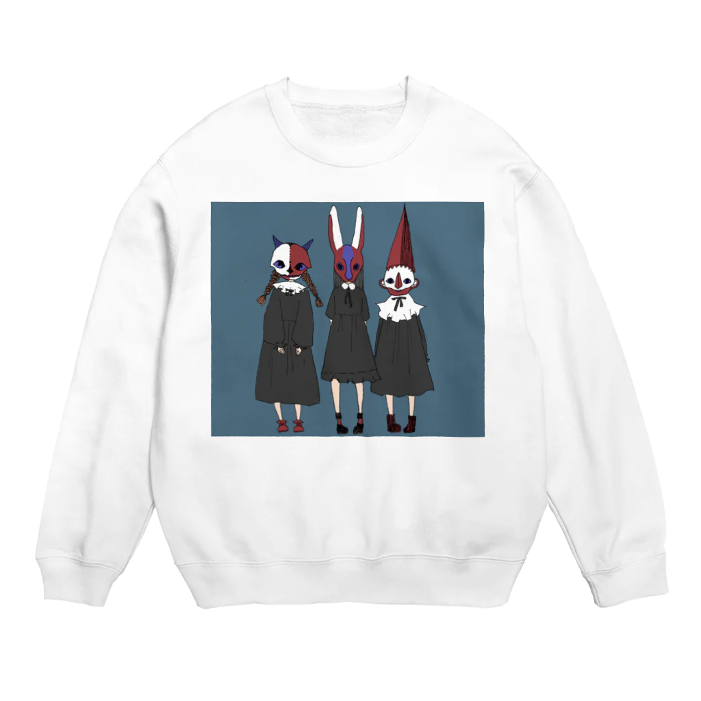 まりいの絵1 Crew Neck Sweatshirt