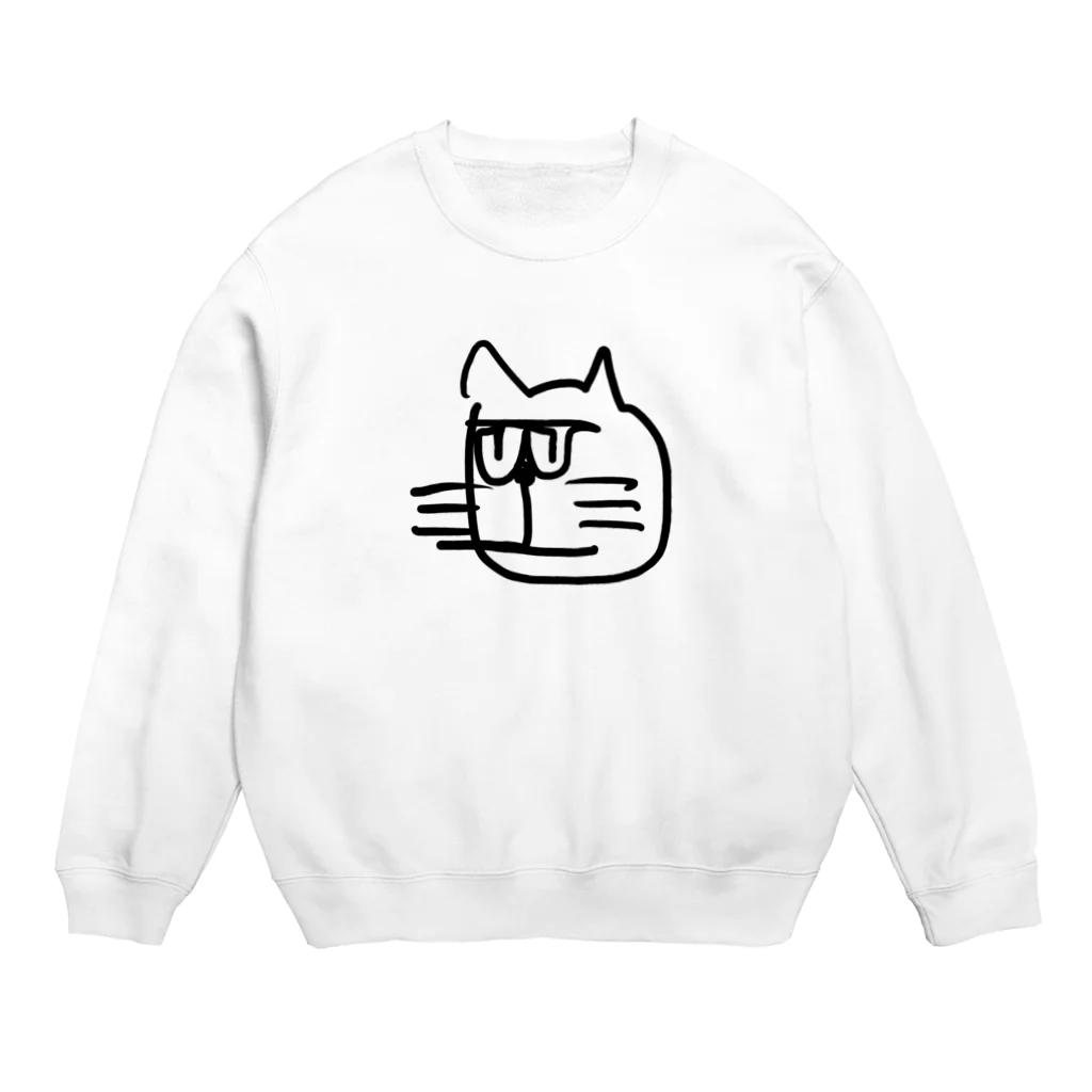 goodmanの7割ねこ Crew Neck Sweatshirt