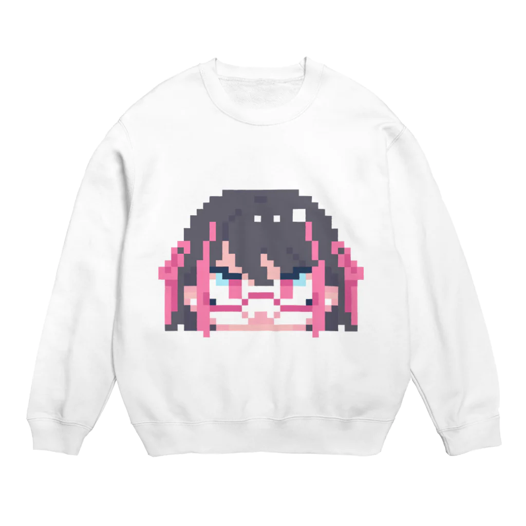 かみらの【揮発する酒場】桃サイ子 Crew Neck Sweatshirt