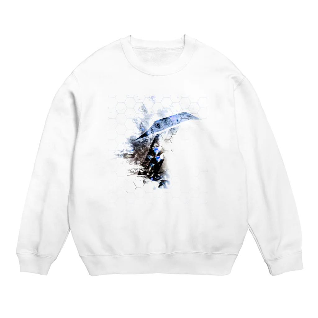 T.I.E STOREのT.I.E Blue Crew Neck Sweatshirt