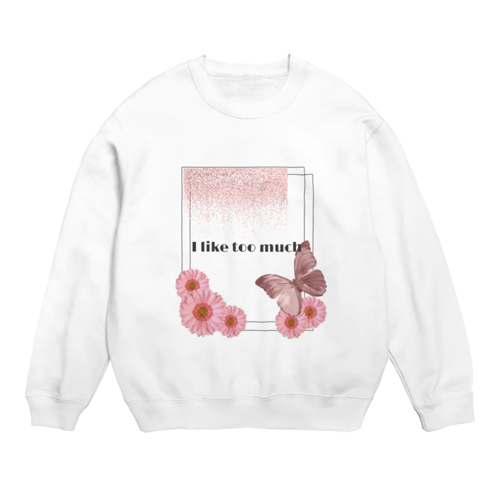 SHOPariのI like too much（PINK） スウェット