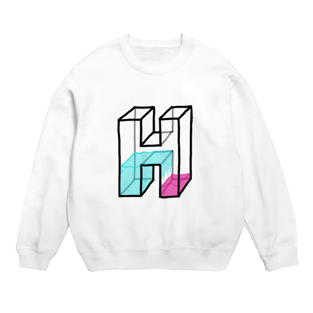 うぃっちぃずのイニシャルH Crew Neck Sweatshirt