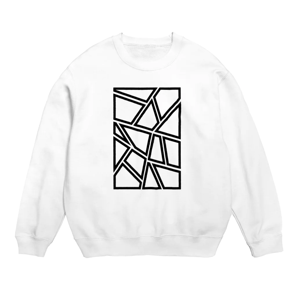 グレージュ猫ロッタン🐈‍⬛のコマ割り Crew Neck Sweatshirt