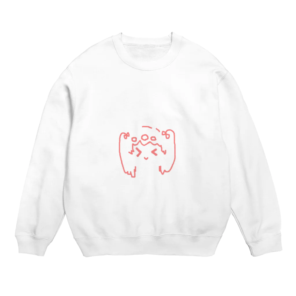 べあべあー。ず。のついんてちゃん。 Crew Neck Sweatshirt