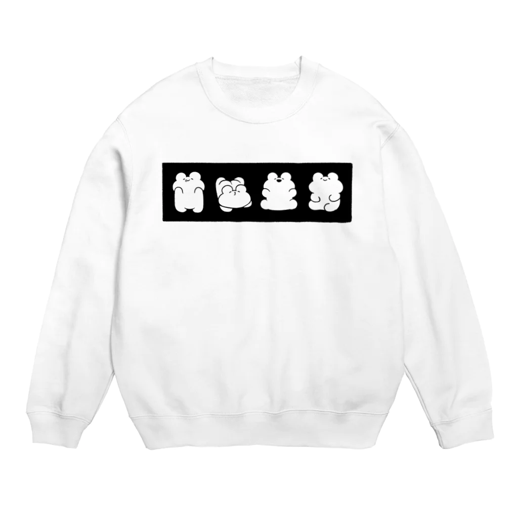 あぶけろのものくろなゆるけろ Crew Neck Sweatshirt