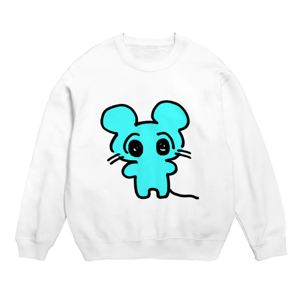 しょっぷのねずみぬん Crew Neck Sweatshirt