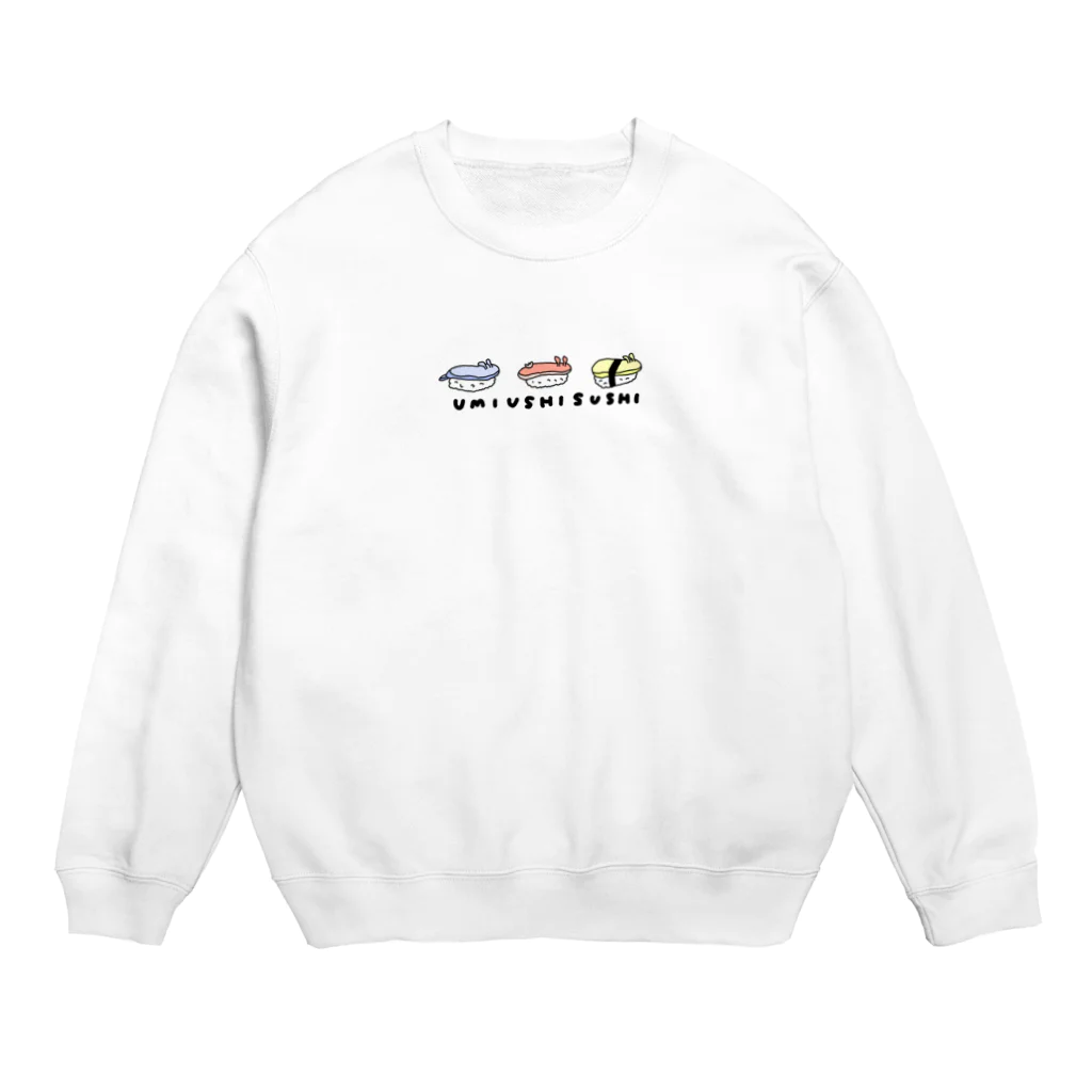 びすこのウミウシ寿司シリーズ Crew Neck Sweatshirt