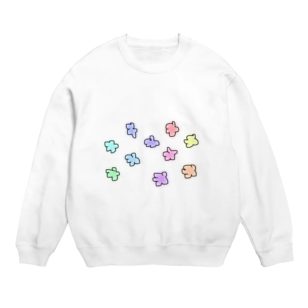 fujiokashiのこんぺい花 Crew Neck Sweatshirt