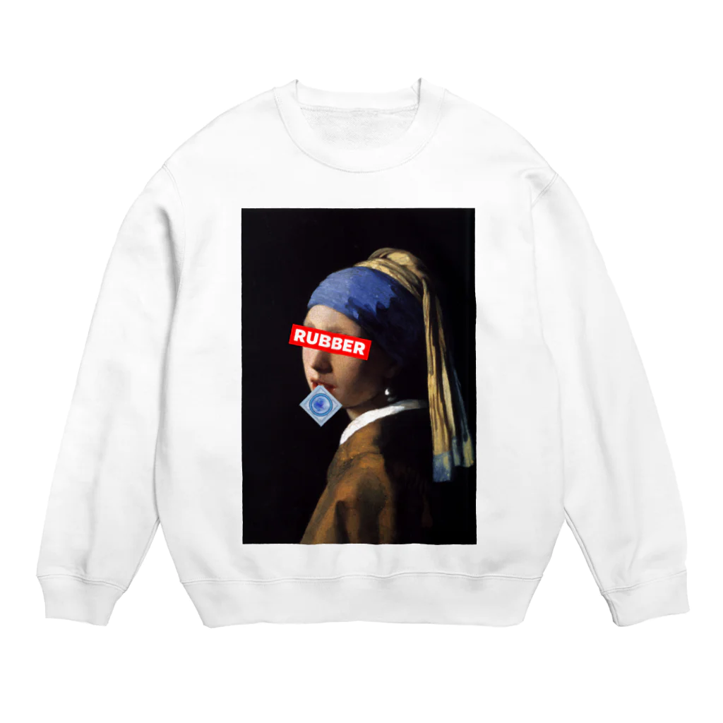 moCoのくわえゴムの少女 Crew Neck Sweatshirt