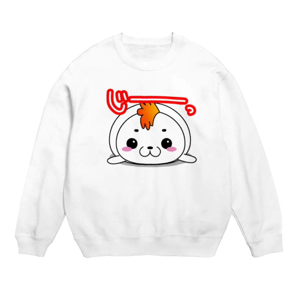  モヒカンアザラシのモヒカンアザラシ Crew Neck Sweatshirt