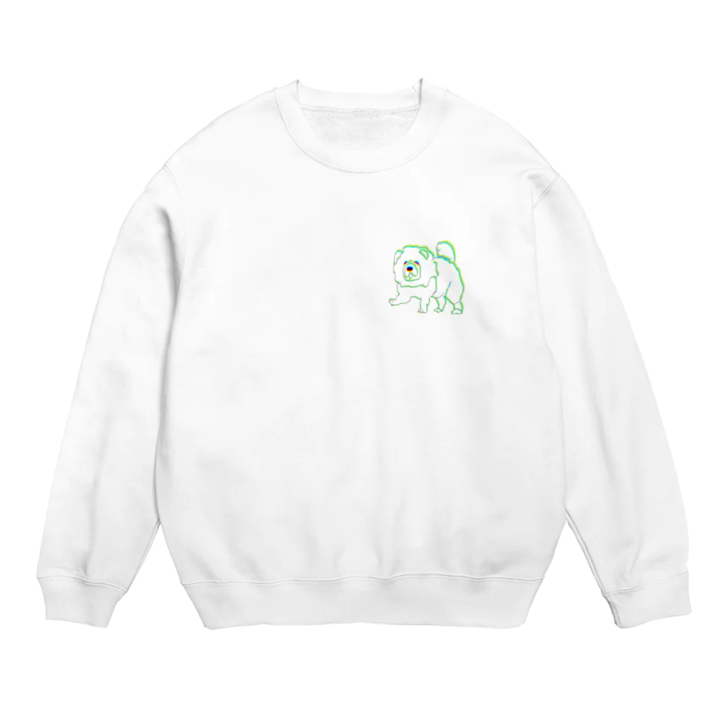 WORLDWIDEの犬チャウチャウ Crew Neck Sweatshirt