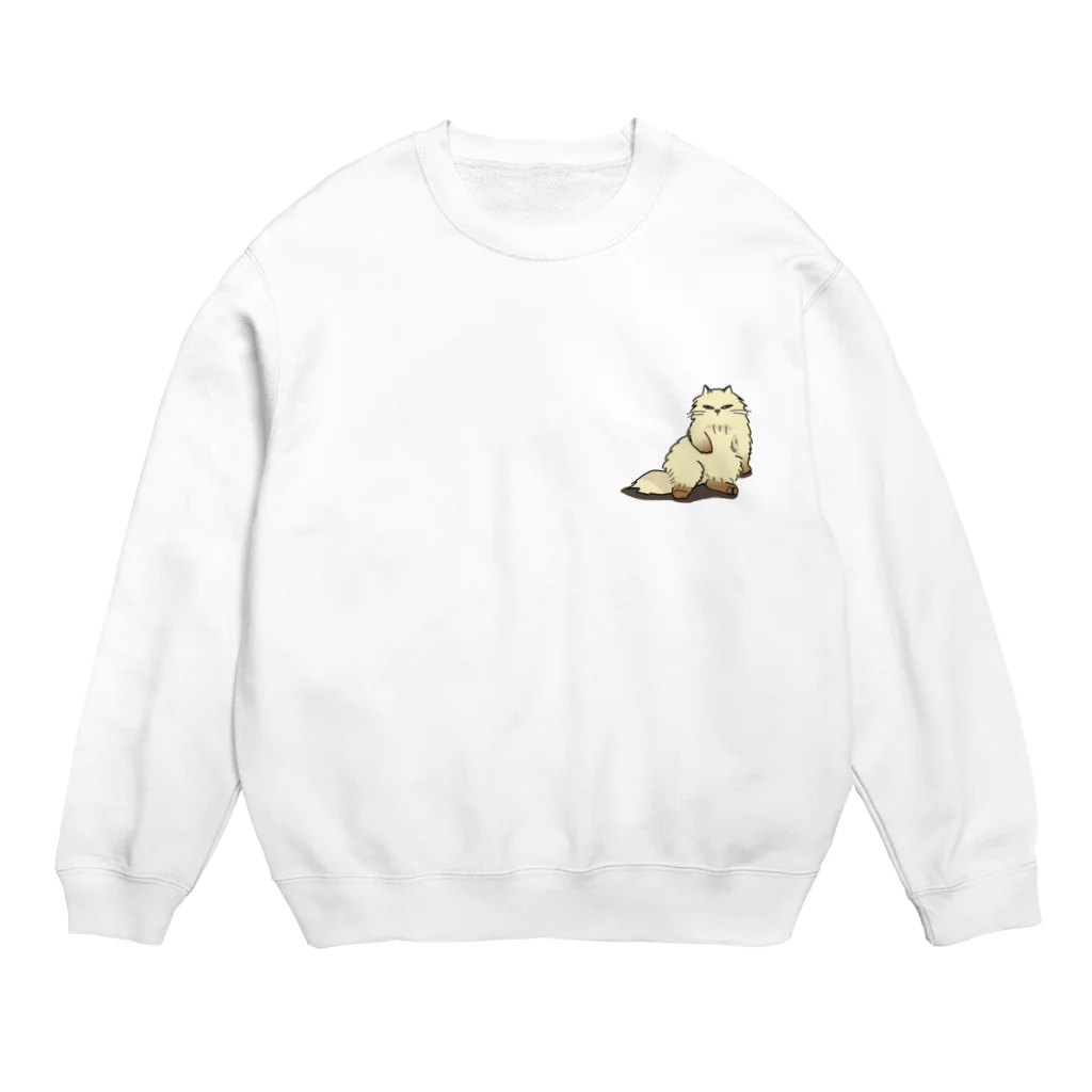 Chie Matsudaの生意気ペルシャ　にゃんすか？ Crew Neck Sweatshirt