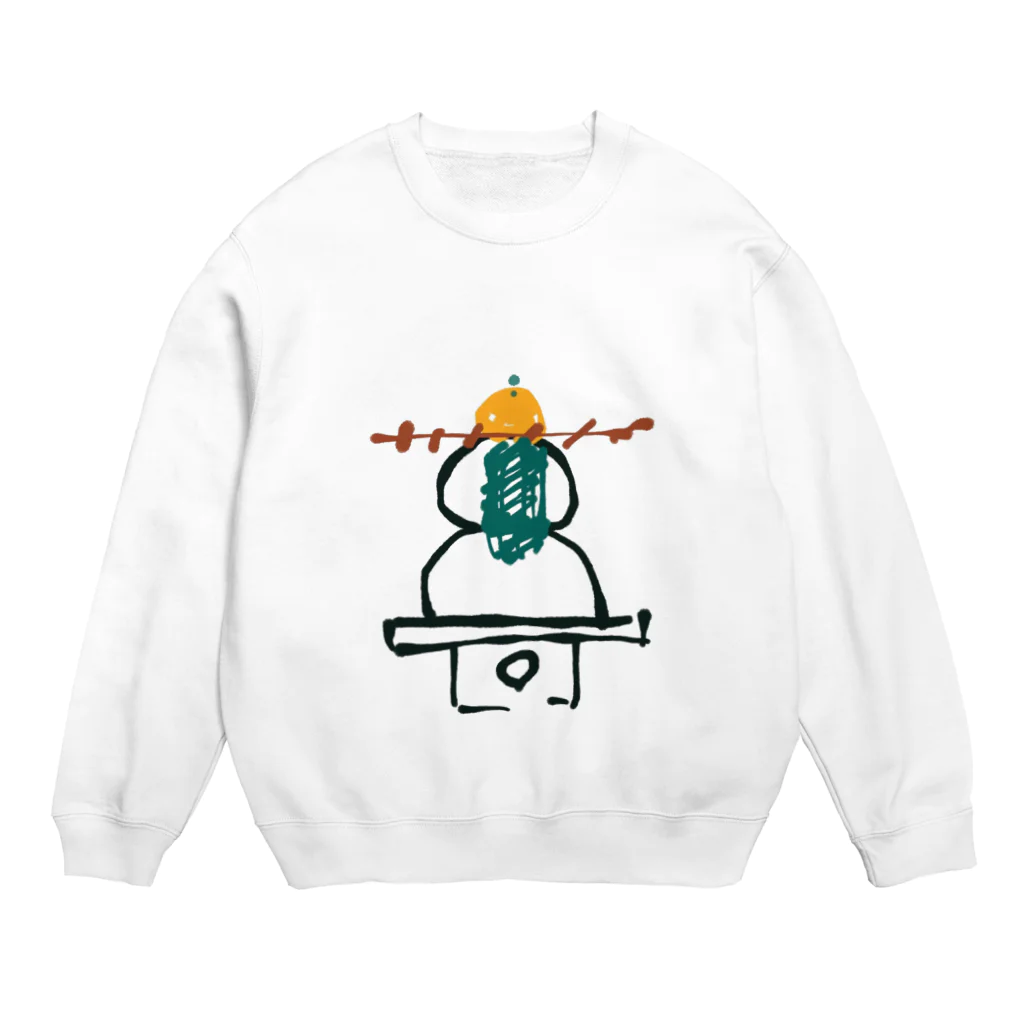 gari--baのミカンセイ カガミモチ Crew Neck Sweatshirt