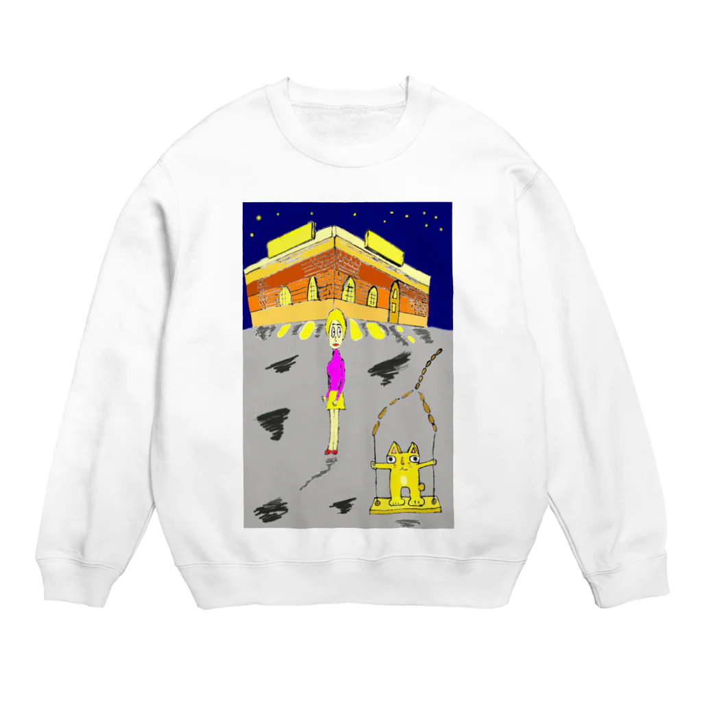 A-craftのねこおじょうさま Crew Neck Sweatshirt