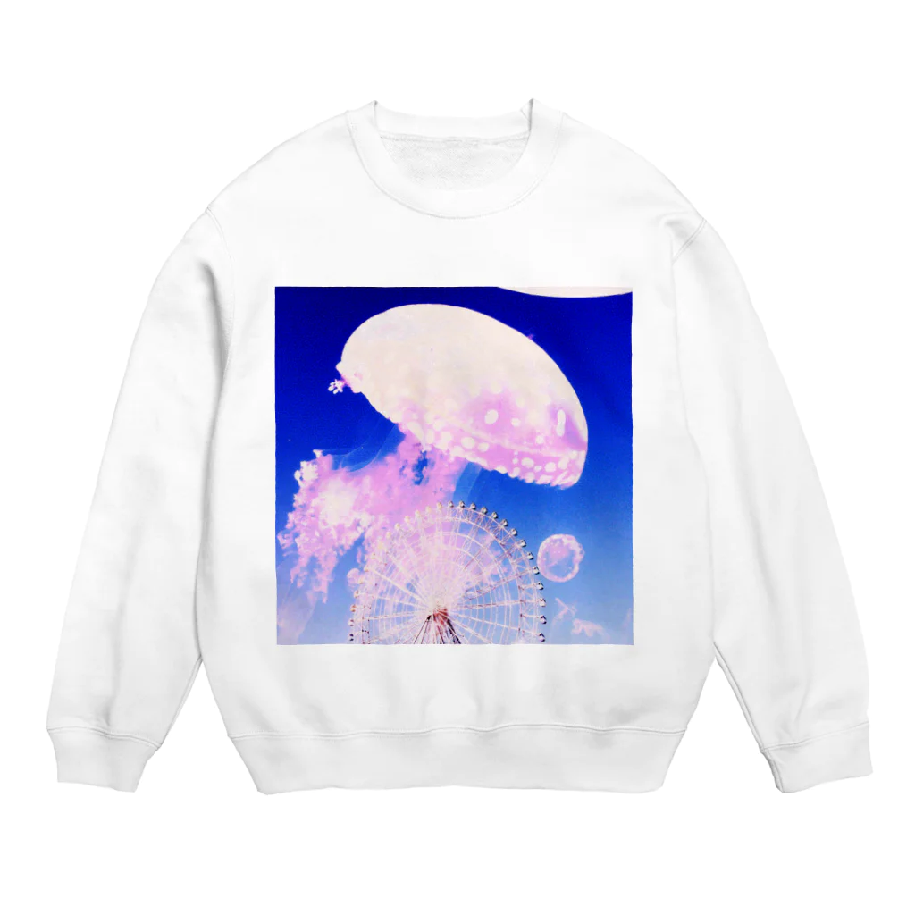 konomiのkurage kawase Crew Neck Sweatshirt