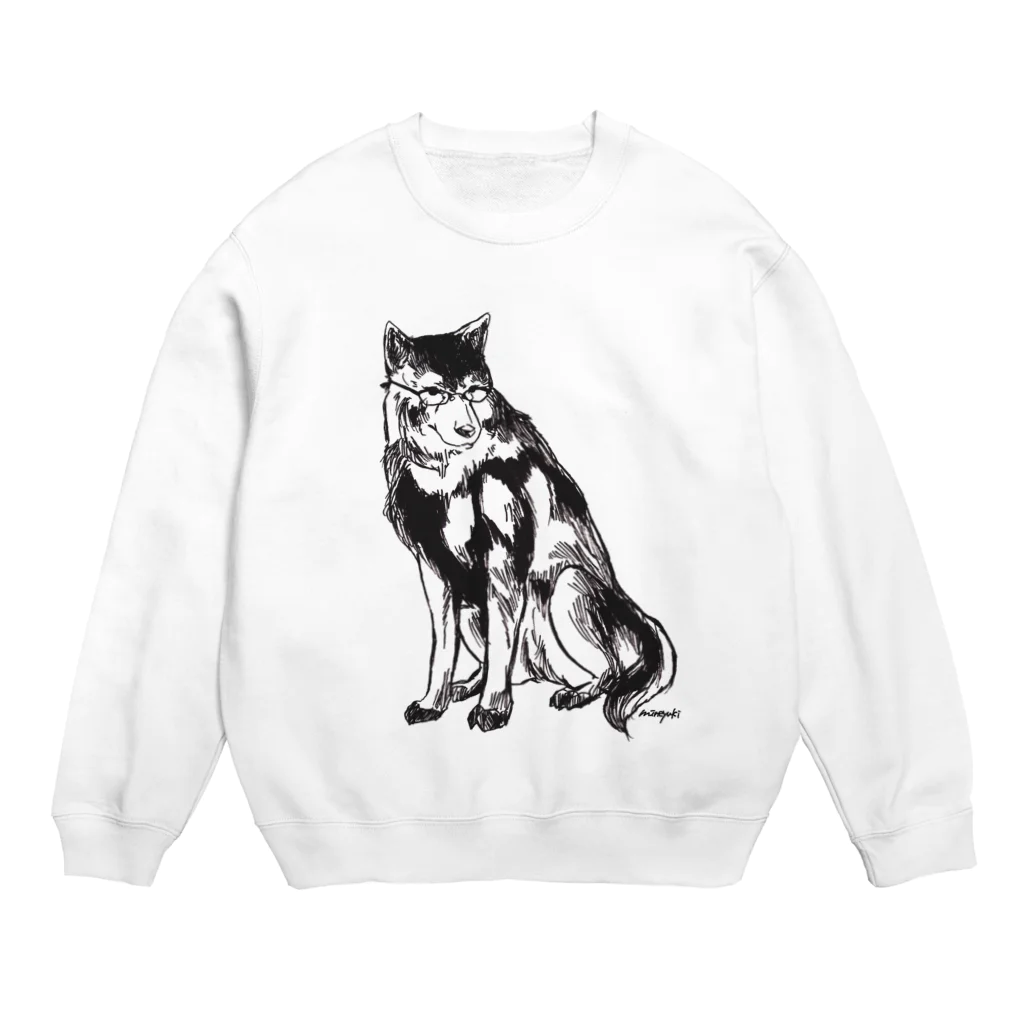 made blueのMEGANE-Dog. Crew Neck Sweatshirt