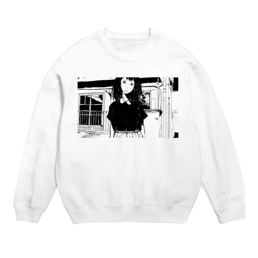 くぼたの団地 Crew Neck Sweatshirt