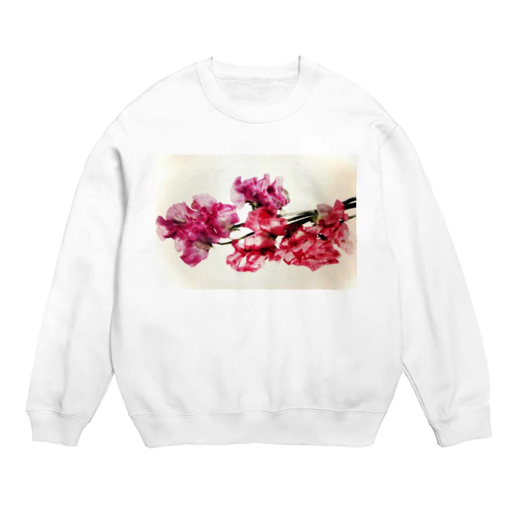 nahoko t.のスイトピー Crew Neck Sweatshirt