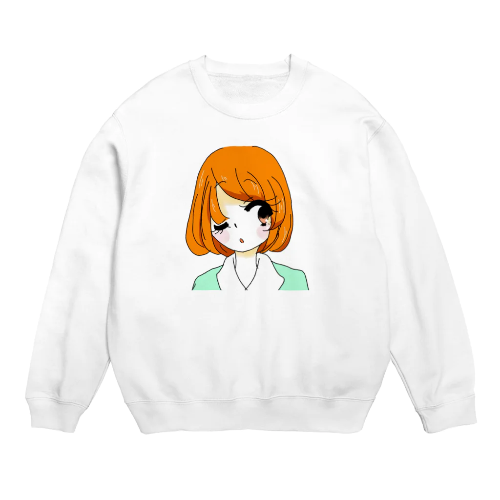 笹の葉。のウィンクキラー Crew Neck Sweatshirt