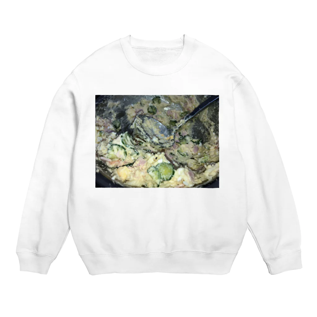 おかず屋のポテトサラダ Crew Neck Sweatshirt