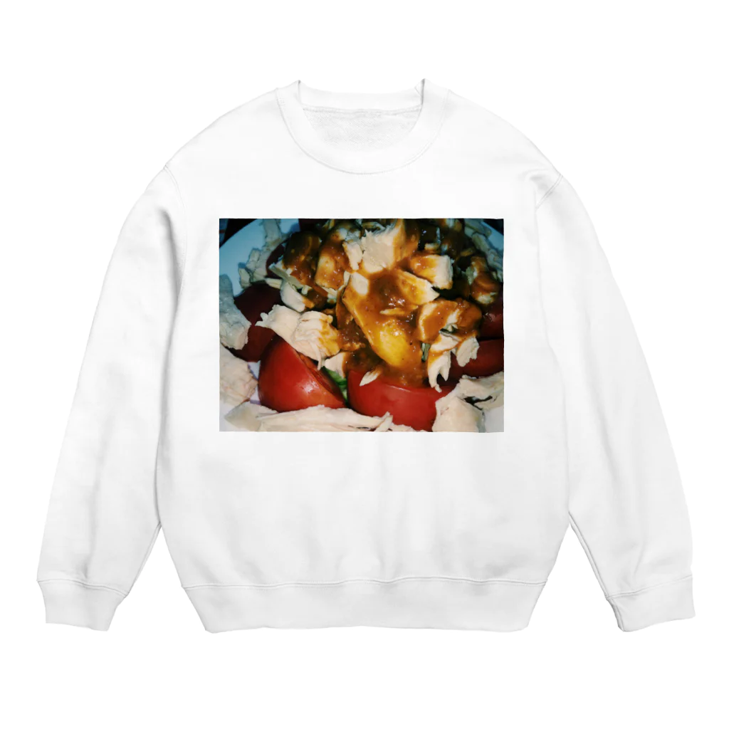 おかず屋の棒棒鶏 Crew Neck Sweatshirt