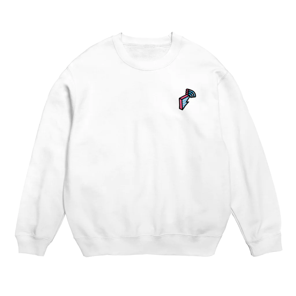 block.fmのblock.fm オフィシャルロゴグッズ Crew Neck Sweatshirt