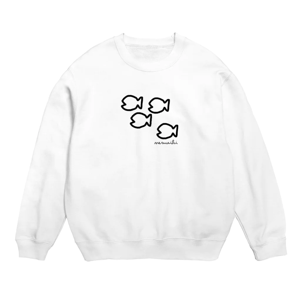 amのnemuihiグッズ Crew Neck Sweatshirt