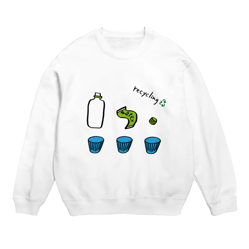 HIBANA designのrecycling-分別して！- Crew Neck Sweatshirt