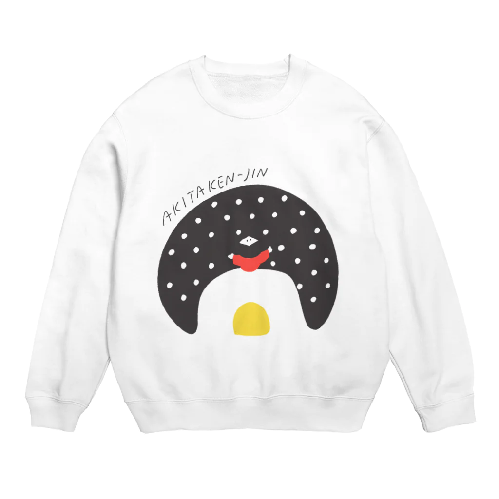 都道府県Tシャツの秋田県人ver.2 Crew Neck Sweatshirt