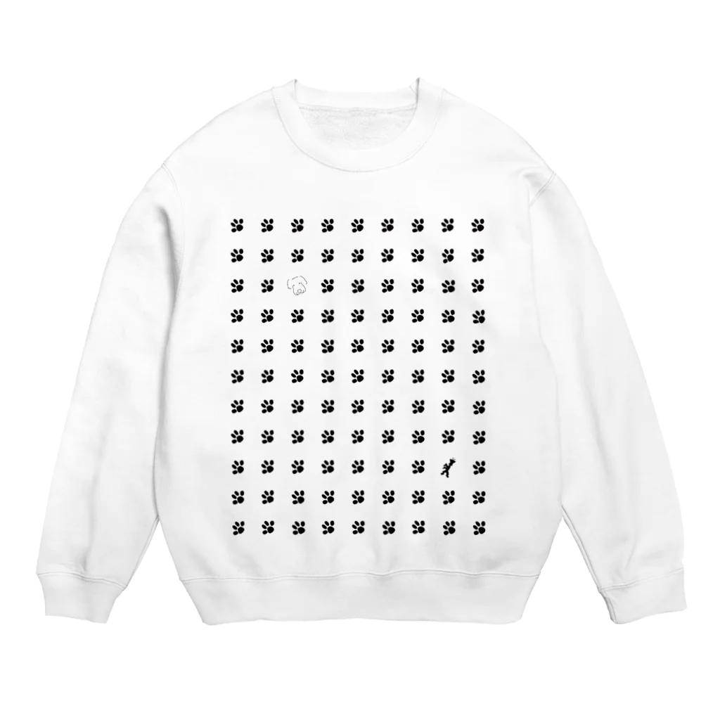 SNOPPI×パラキャリの肉球ドット vol.3 Crew Neck Sweatshirt