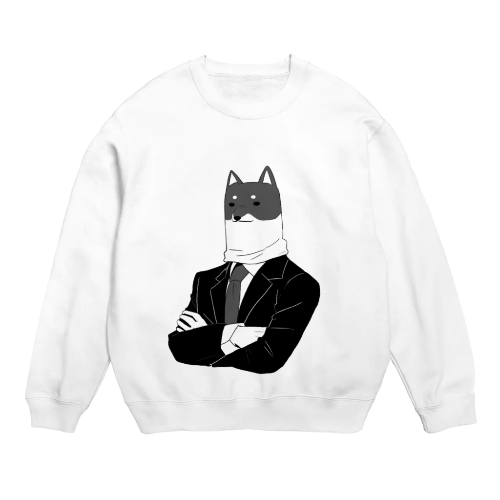 いぬの犬頭のあやしいやつら Crew Neck Sweatshirt