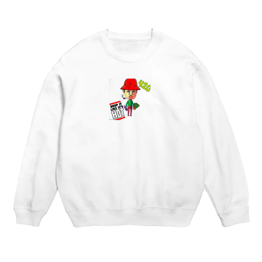 ちゅうらaka本田 蛇ノ目の420 Crew Neck Sweatshirt