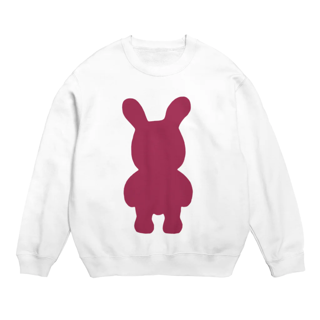 ピンクうさぎのたぶんセーフ Crew Neck Sweatshirt