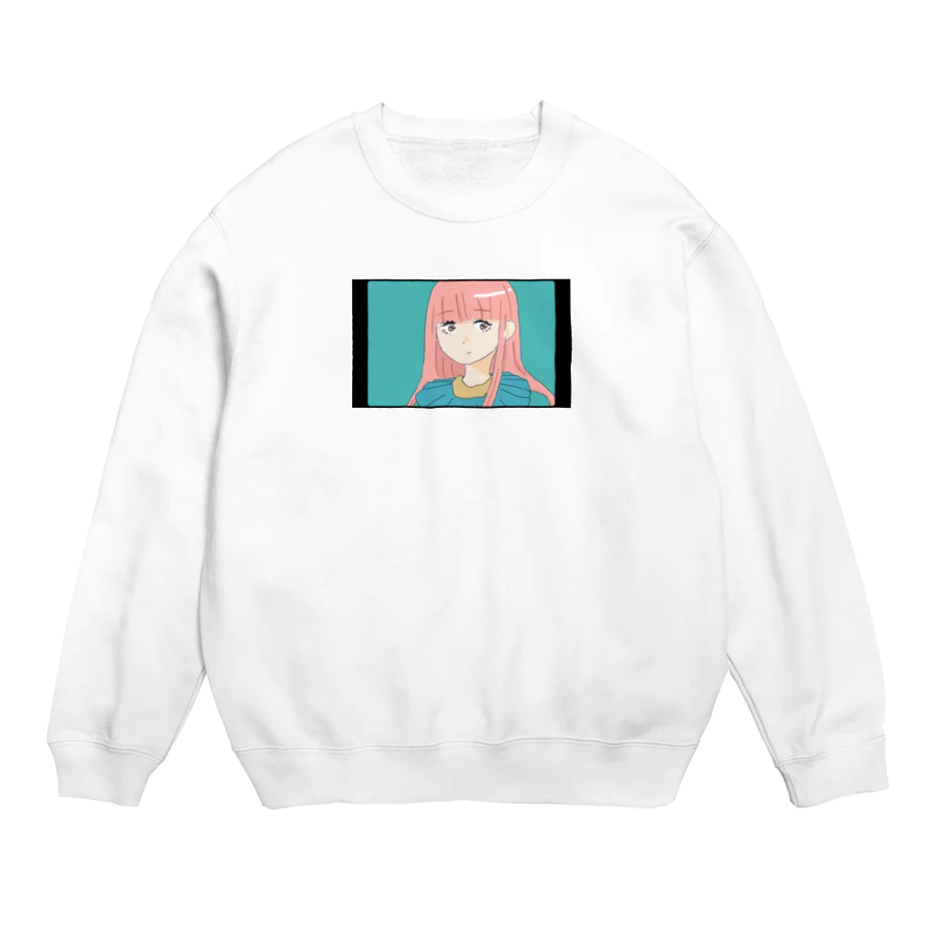 ユメミヤアンのお店の映画のワンシーン Crew Neck Sweatshirt