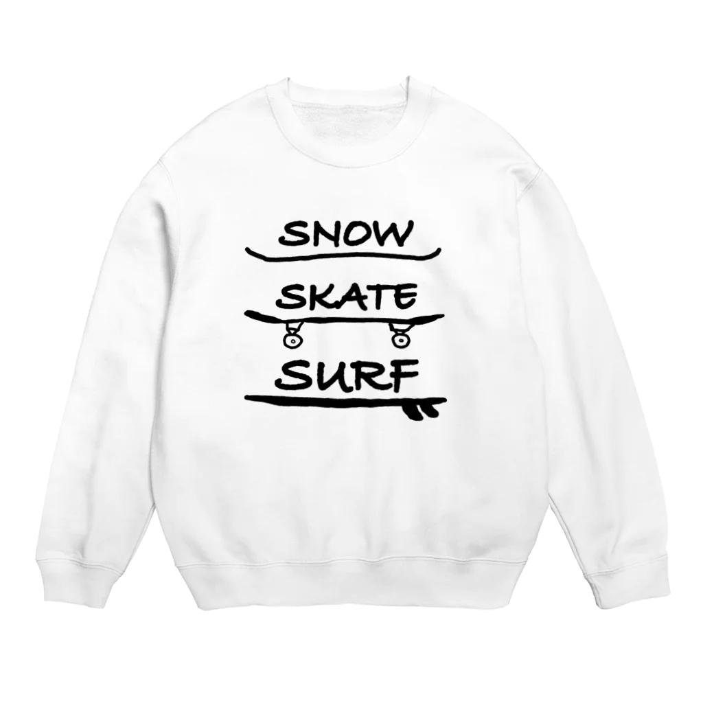 ラクガキ工房のSnow Skate Surf スウェット