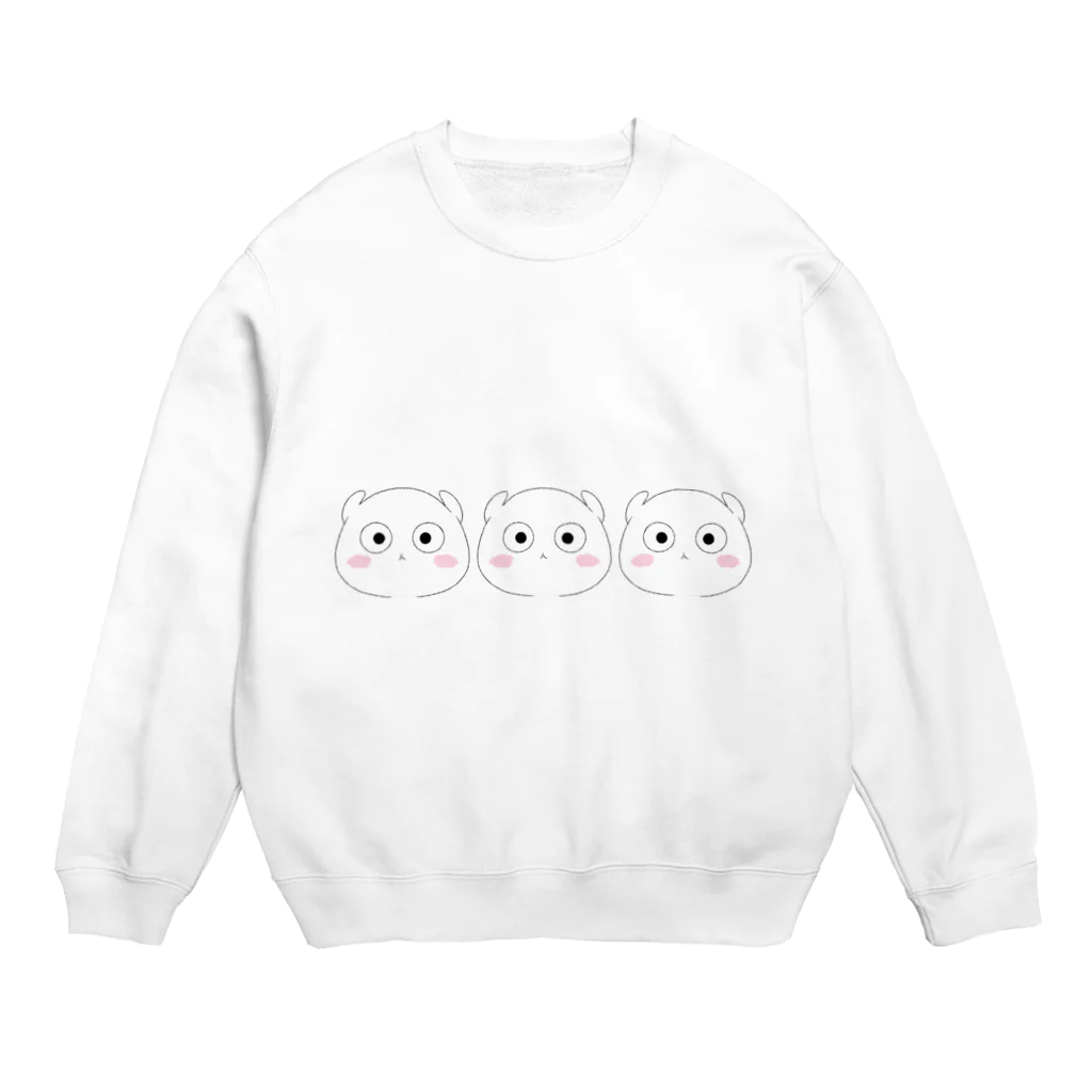 辛子めんたいこのしろたまベイビィ Crew Neck Sweatshirt