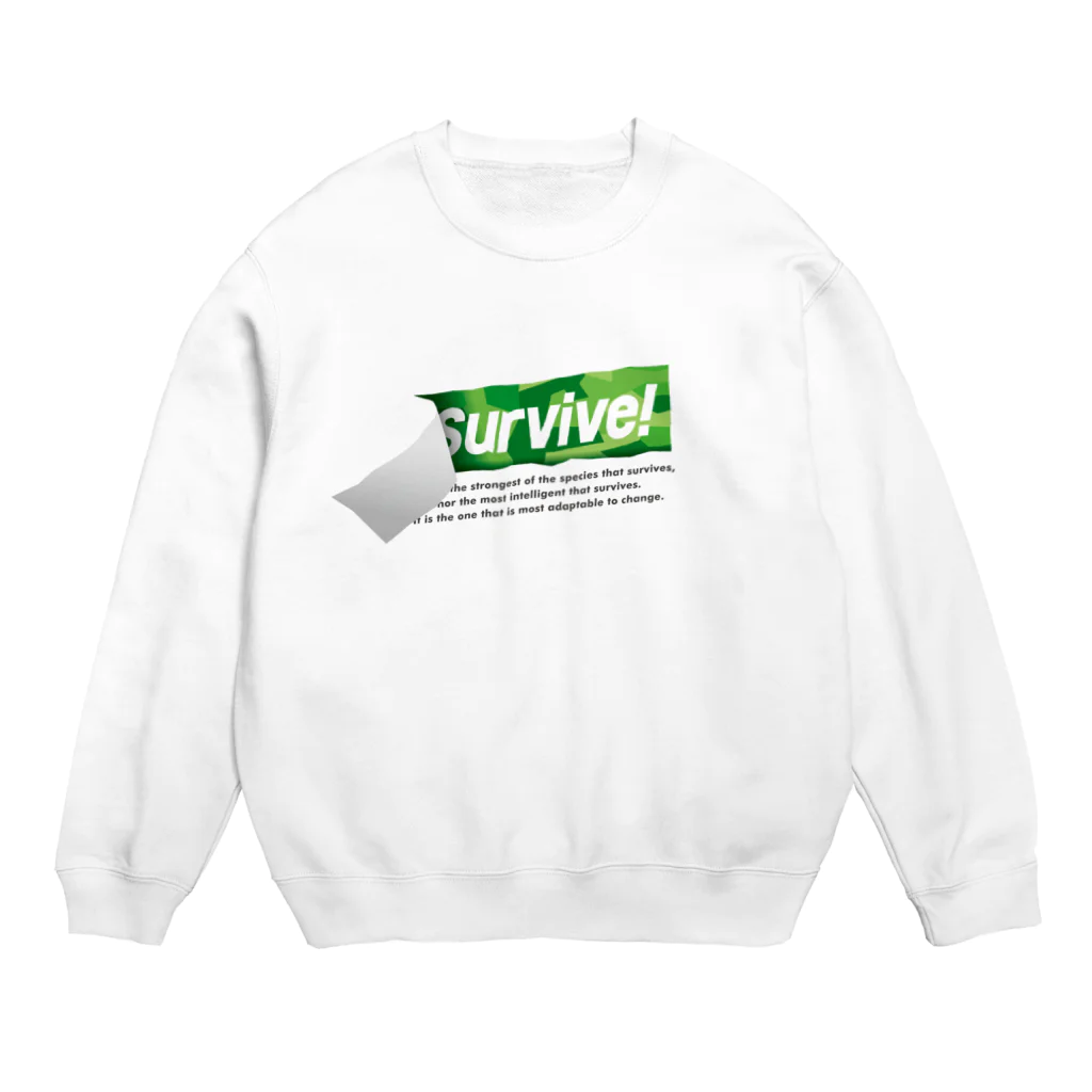 カワズケイのsurvive! 2nd Crew Neck Sweatshirt