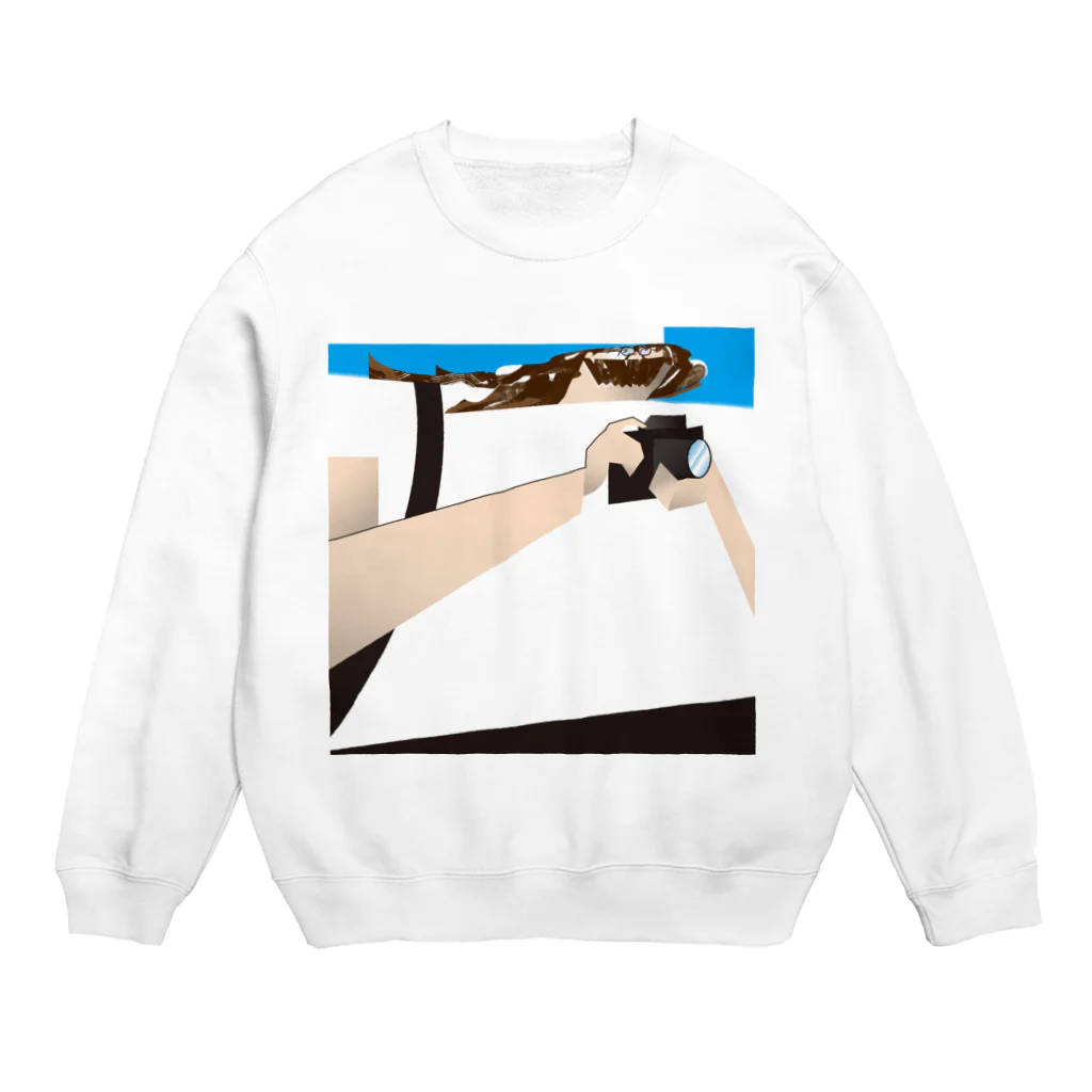 なかむらしんたろうを拡張する展示 vo.2のカワシマナオト Crew Neck Sweatshirt