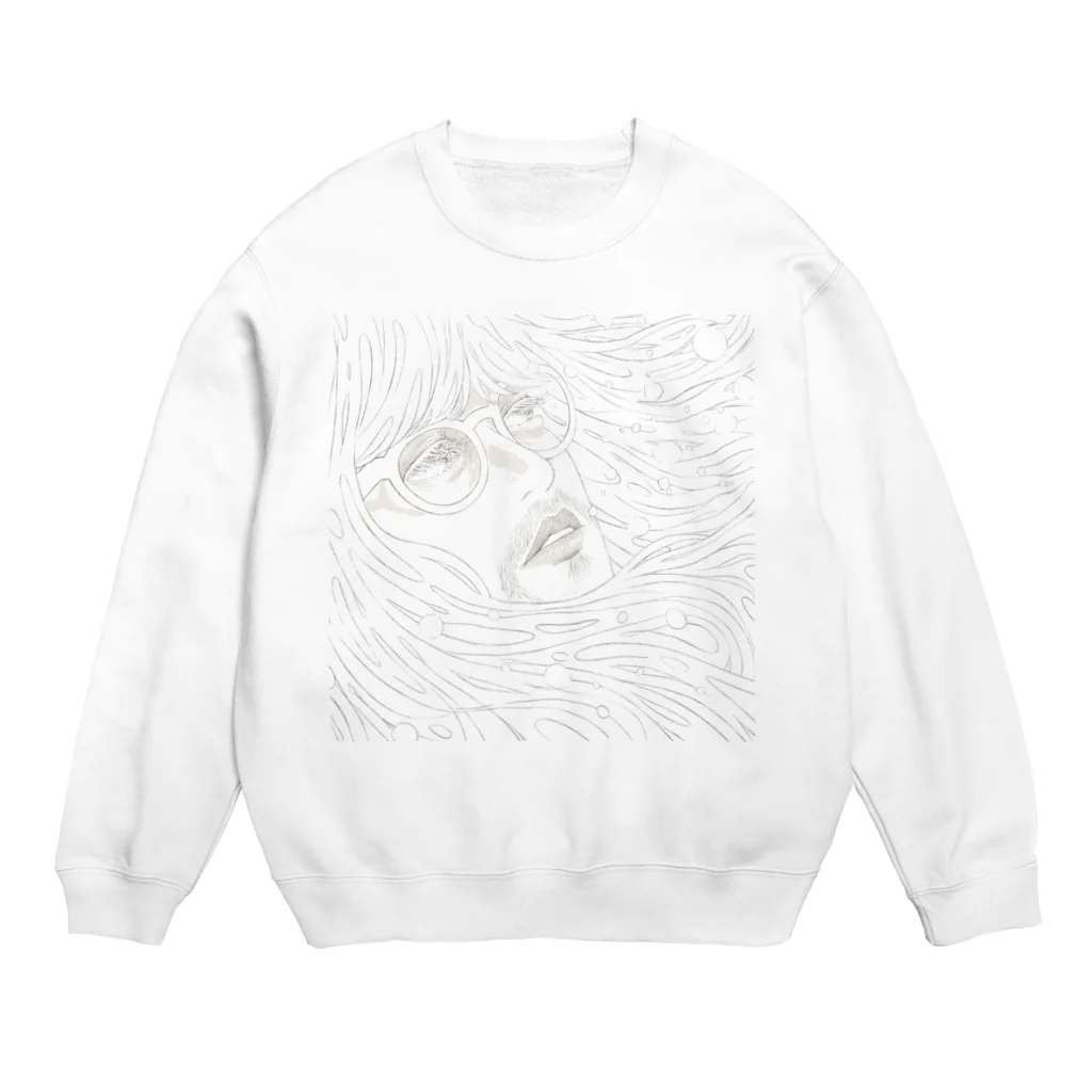 なかむらしんたろうを拡張する展示 vo.2のあおのこ Crew Neck Sweatshirt