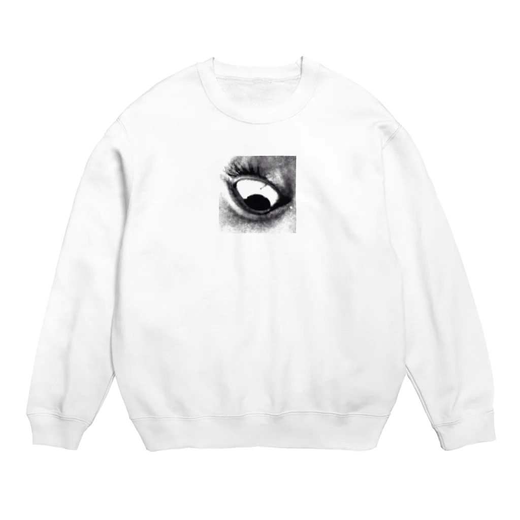 ななめけ斎の右眼 Crew Neck Sweatshirt