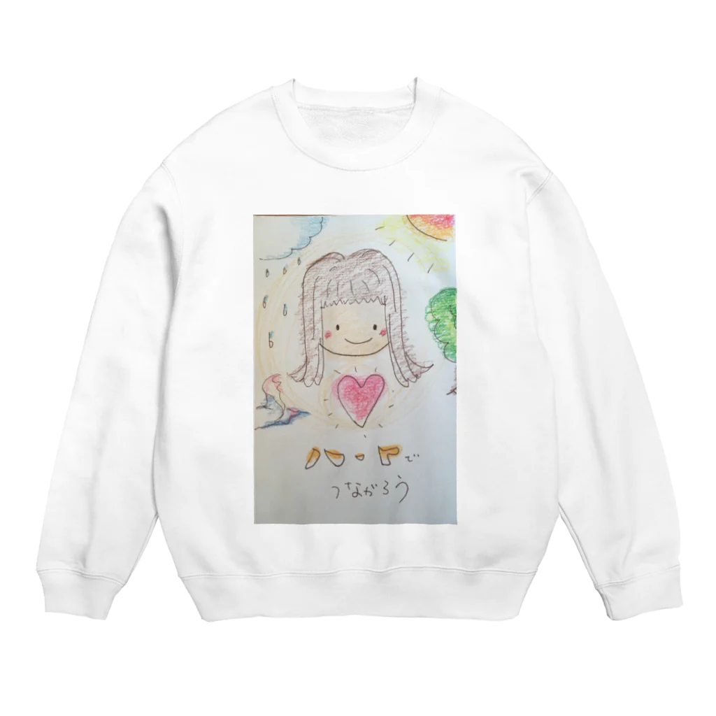 もふもふモフモフのモフモフハートちゃん Crew Neck Sweatshirt