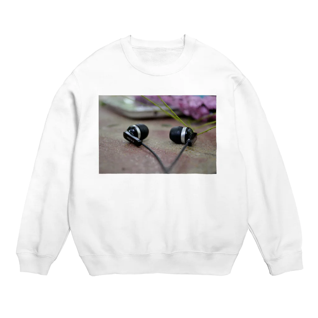 AAAstarsのイヤフォン Crew Neck Sweatshirt