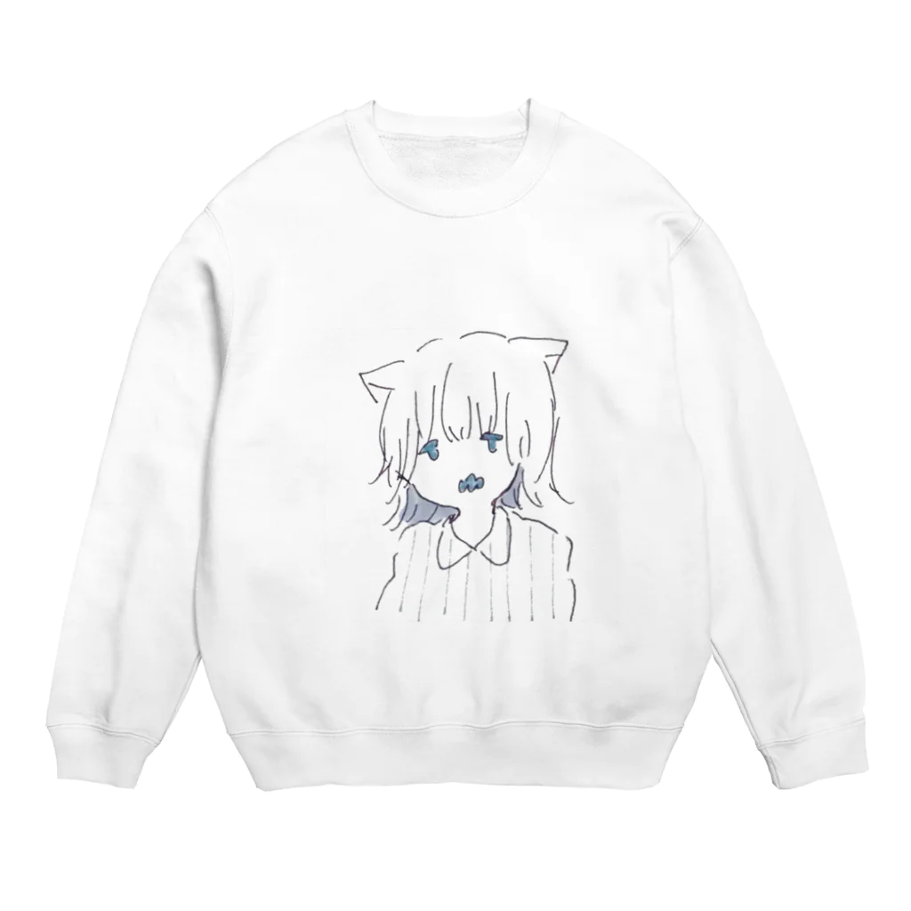 みいこのにゃにゃ Crew Neck Sweatshirt