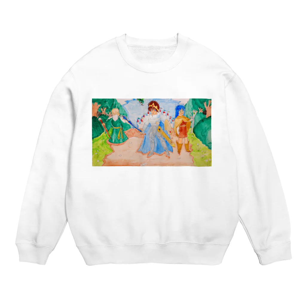 LIONの信仰的ショップの旅立ち Crew Neck Sweatshirt