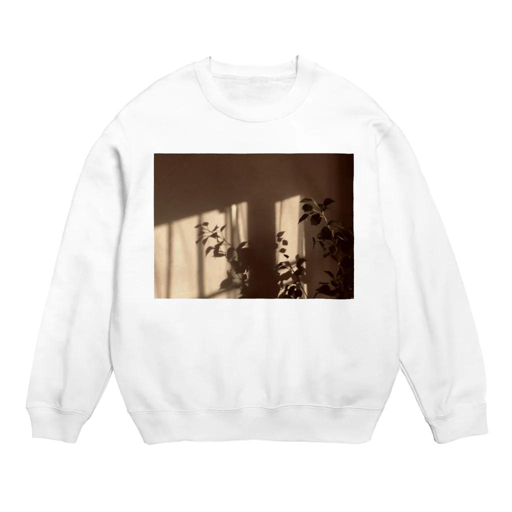 imoの葉っぱの影 Crew Neck Sweatshirt