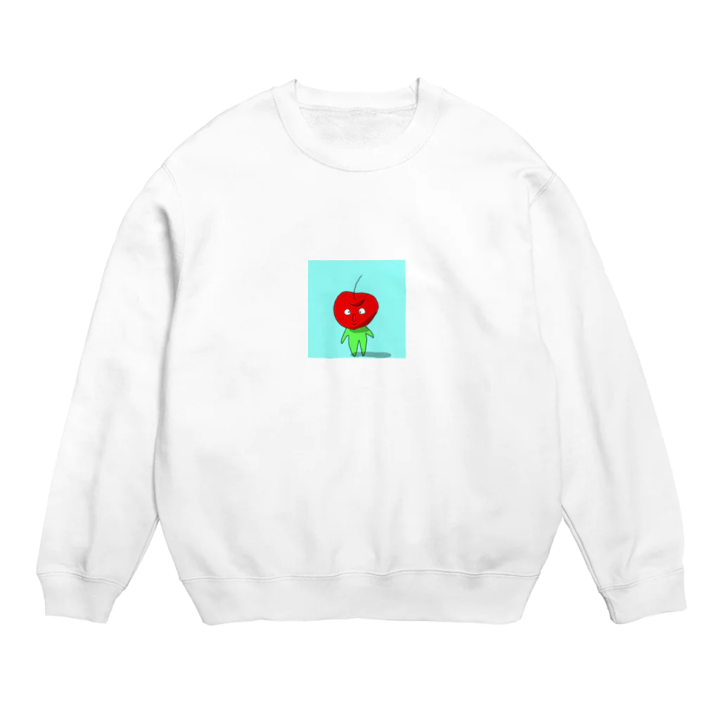 Applerのりんごくん Crew Neck Sweatshirt