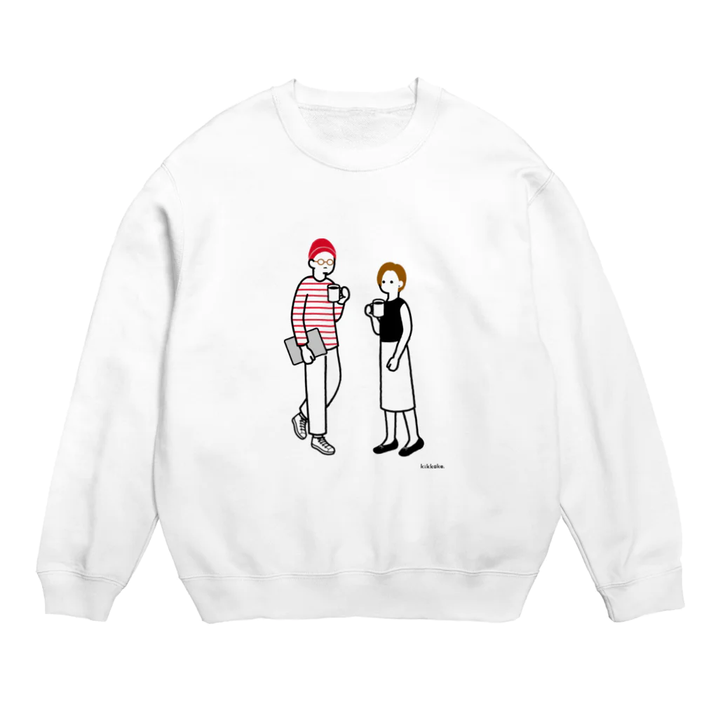 kikkake. goodsのcreative Crew Neck Sweatshirt