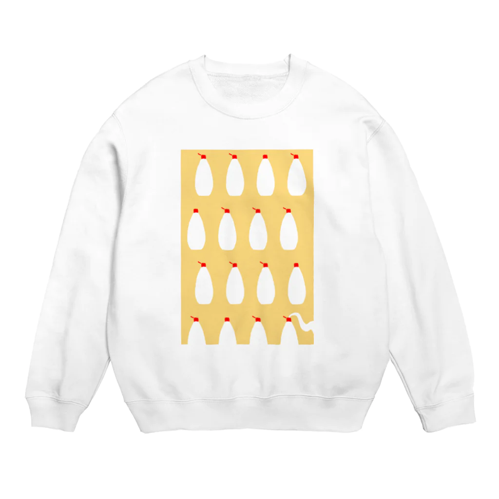 あかねこ＊殺処分を０にのマヨマヨマヨマヨ Crew Neck Sweatshirt