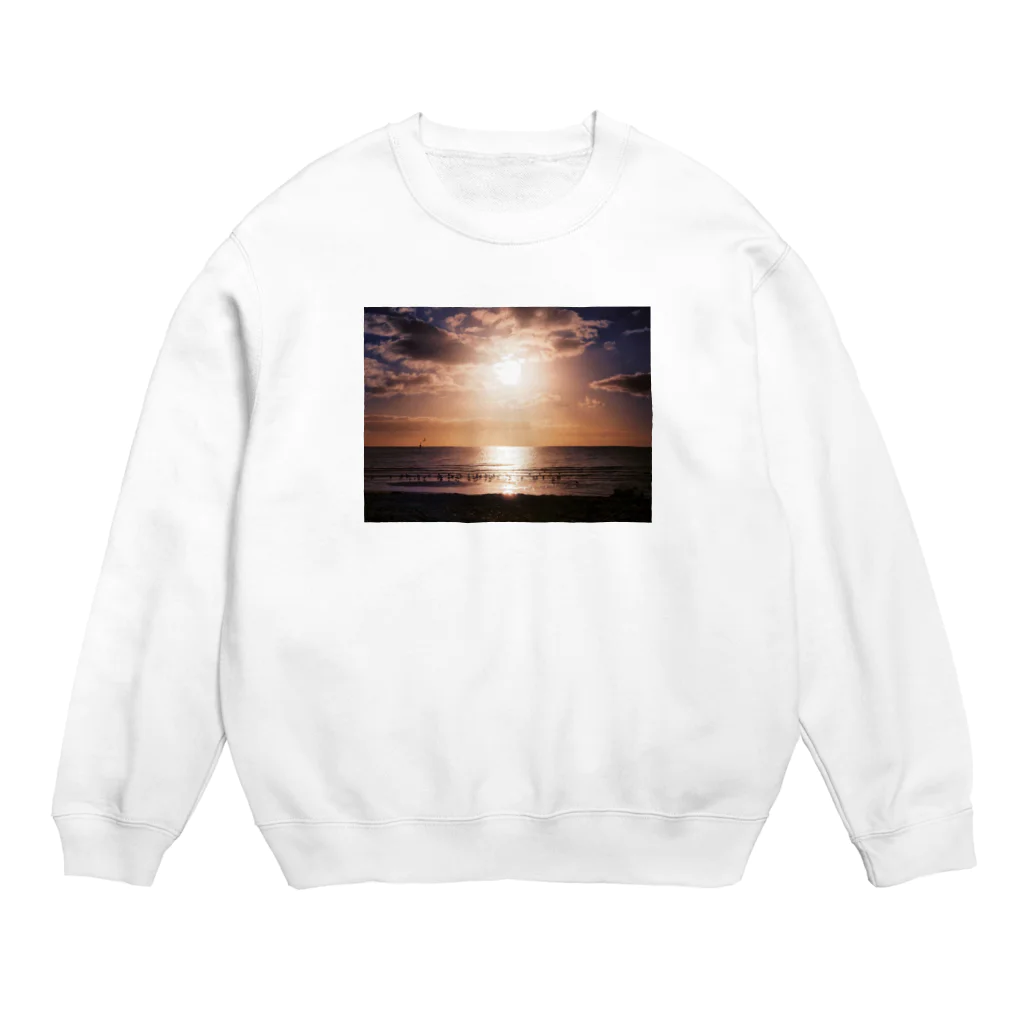 風景写真のオーストラリア 風景写真 Crew Neck Sweatshirt